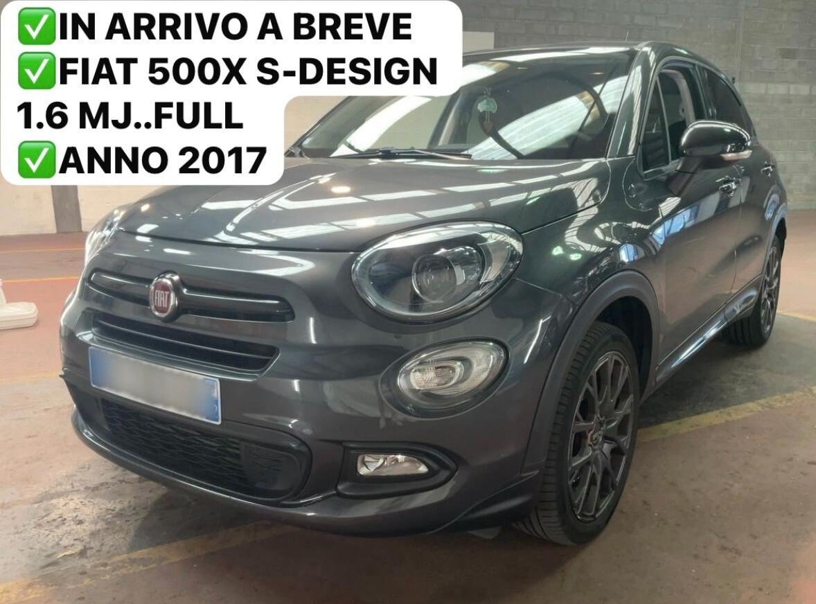 FIAT 500X S-DESIGN 1.6 MJ 120 CV. NAVI+CERCHI+BIXENO
