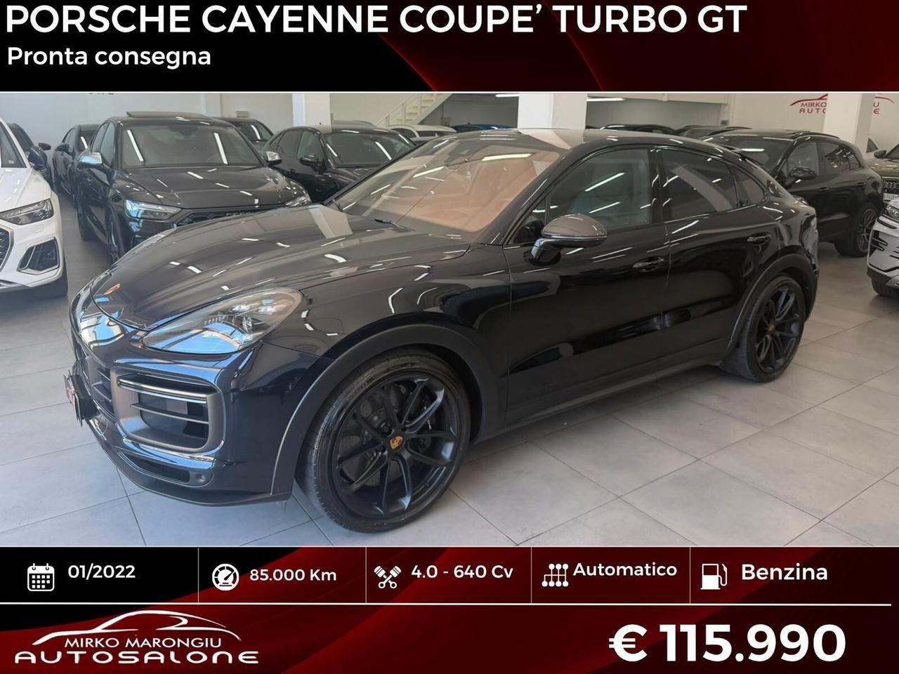 Porsche Cayenne Coupé 4.0 V8 Turbo FINANZIABILE