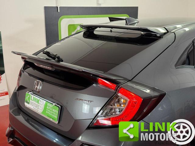 HONDA Civic 1.5T 5 porte Sport+ 240 CV TANTI EXTRA - LEGGI