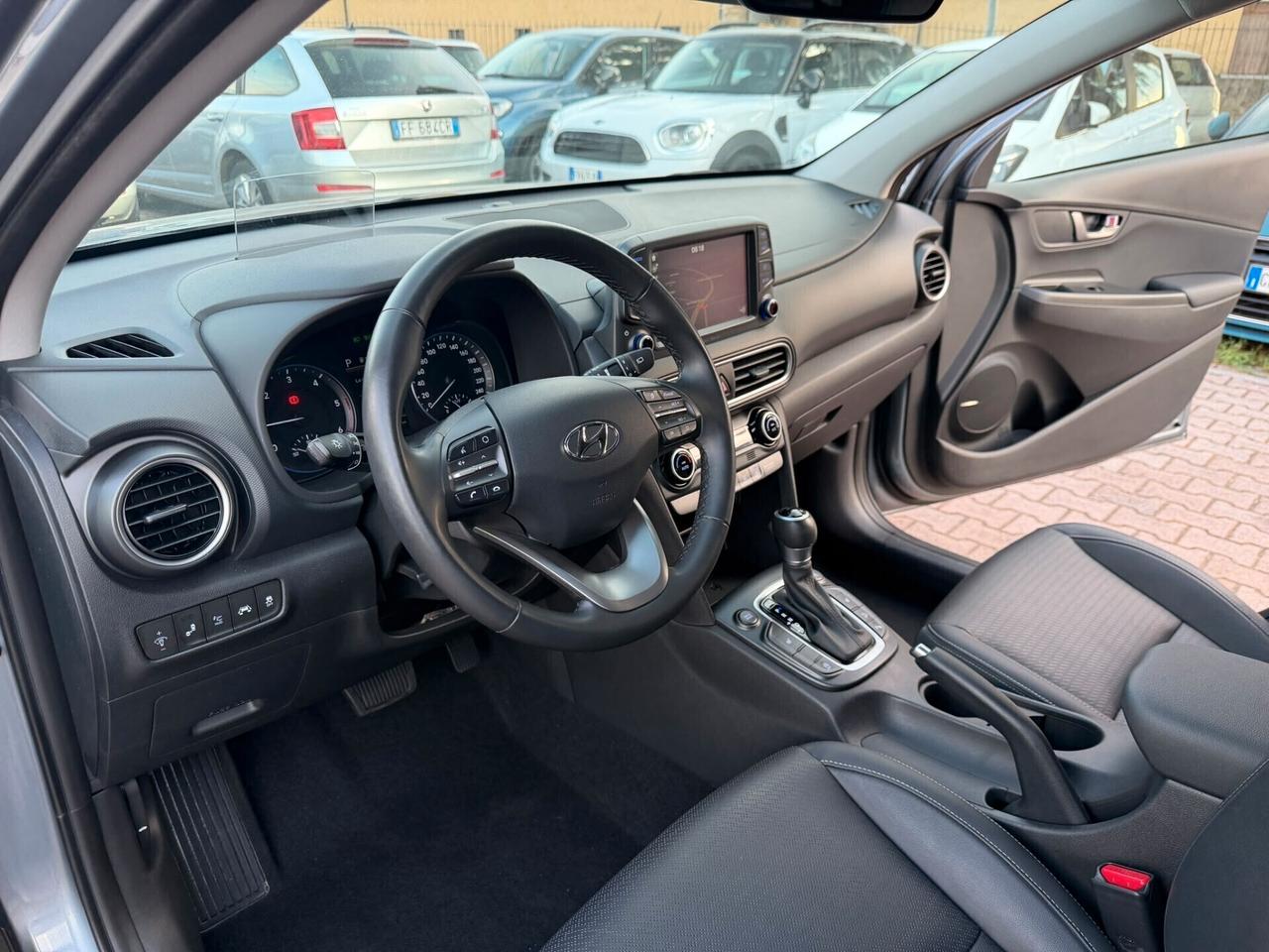 Hyundai Kona 1.6 CRDI 136 CV 4WD AUTOMATICA NAVIGA CAMERA SENSORI PDC OK NEOPATENTATI