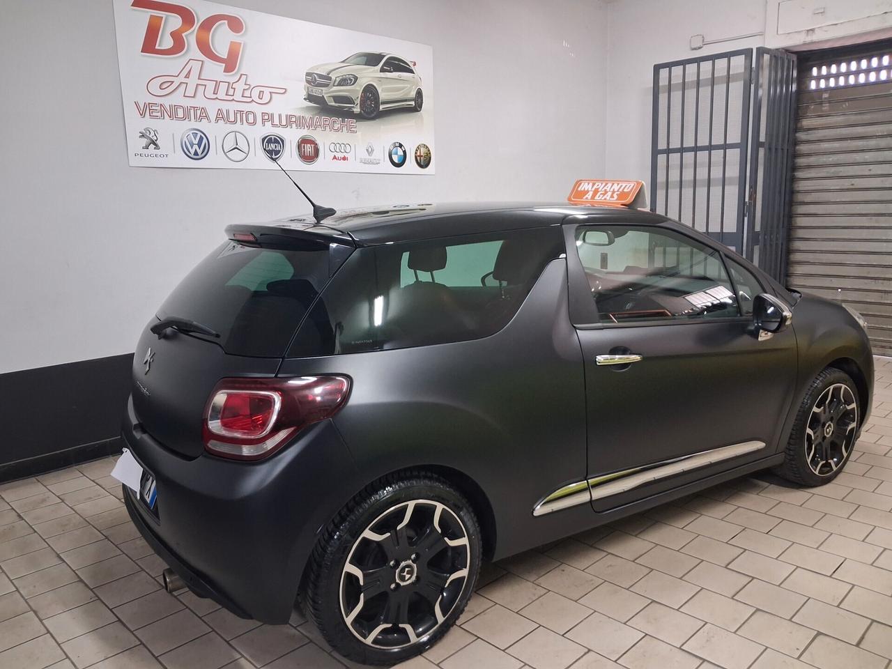 Citroen DS3 Just Black 1.4 GPL unico prop 2013