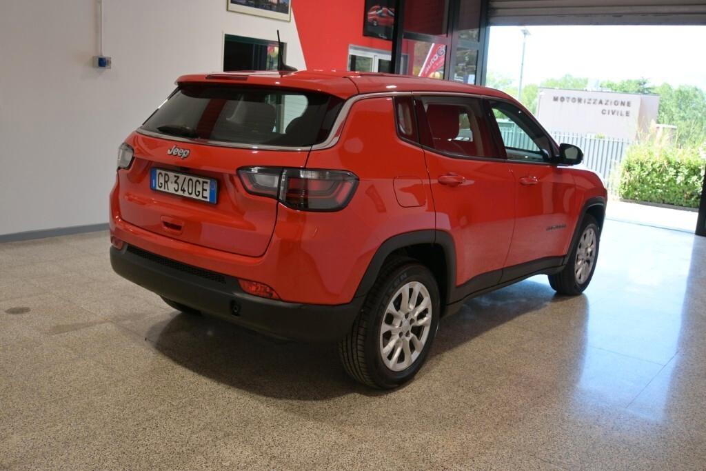 JEEP COMPASS 1.6 M-JET 16V 130CV 6M. 2WD LONGITUDE ( FARI LED - COCKPIT - CRUISE - MIRROR - TELECAMERA POST. - CERCHI 17 )