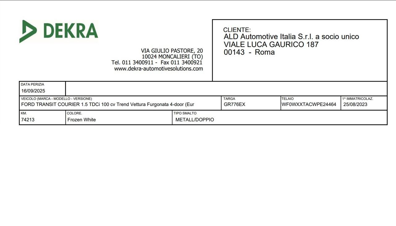 FORD TRANSIT COURIER 1.5TDCI 100CV VAN TREND ( CRUISE )