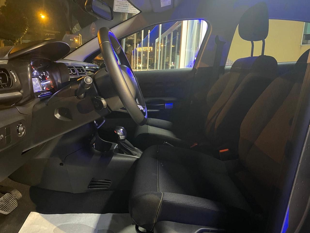 Citroen C3 PureTech 110 S&S EAT6 Max KM 33798 GRIGIO MEDIO