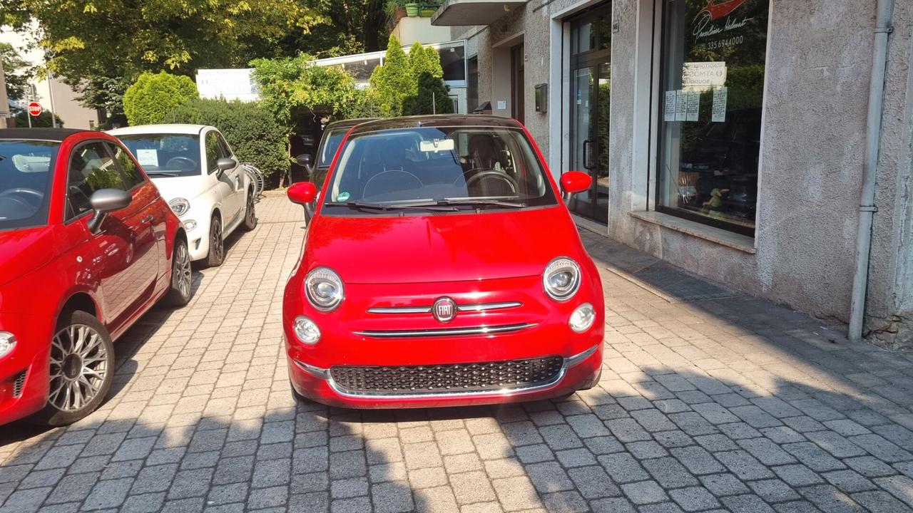 Fiat 500 1.2 Lounge 69 cv anno 2018 km 62000