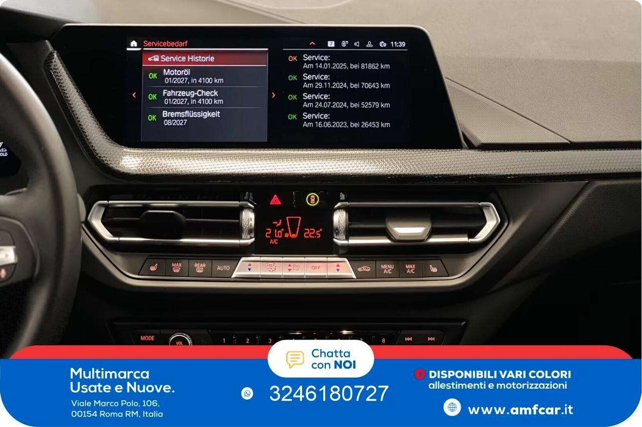 Bmw 118d 5p. Advantage Cambio Manuale Navi Pdc