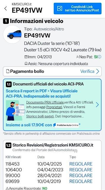 Dacia Duster 1.5 dCi 110CV 4x2 Lauréate