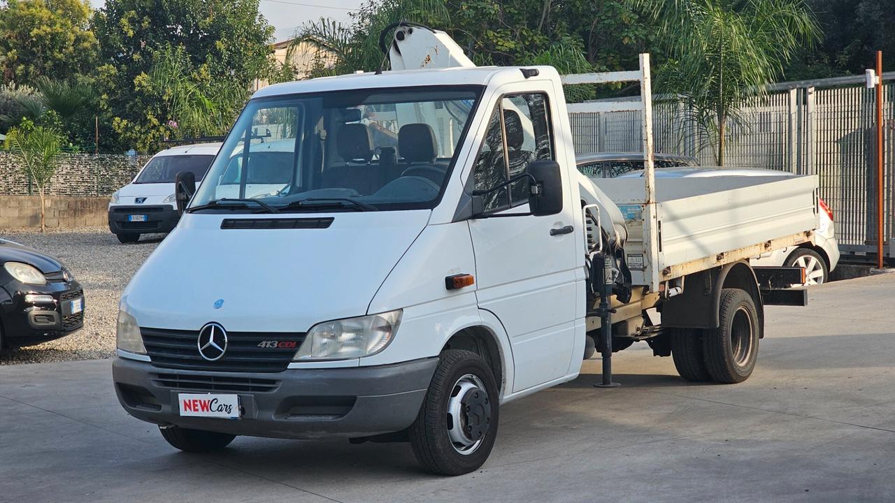 Mercedes Benz sprinter 413 dci con gru gemellato