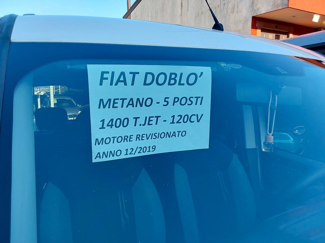 Fiat Doblo 1.4 T-Jet Easy Metano Motore Revisionato.