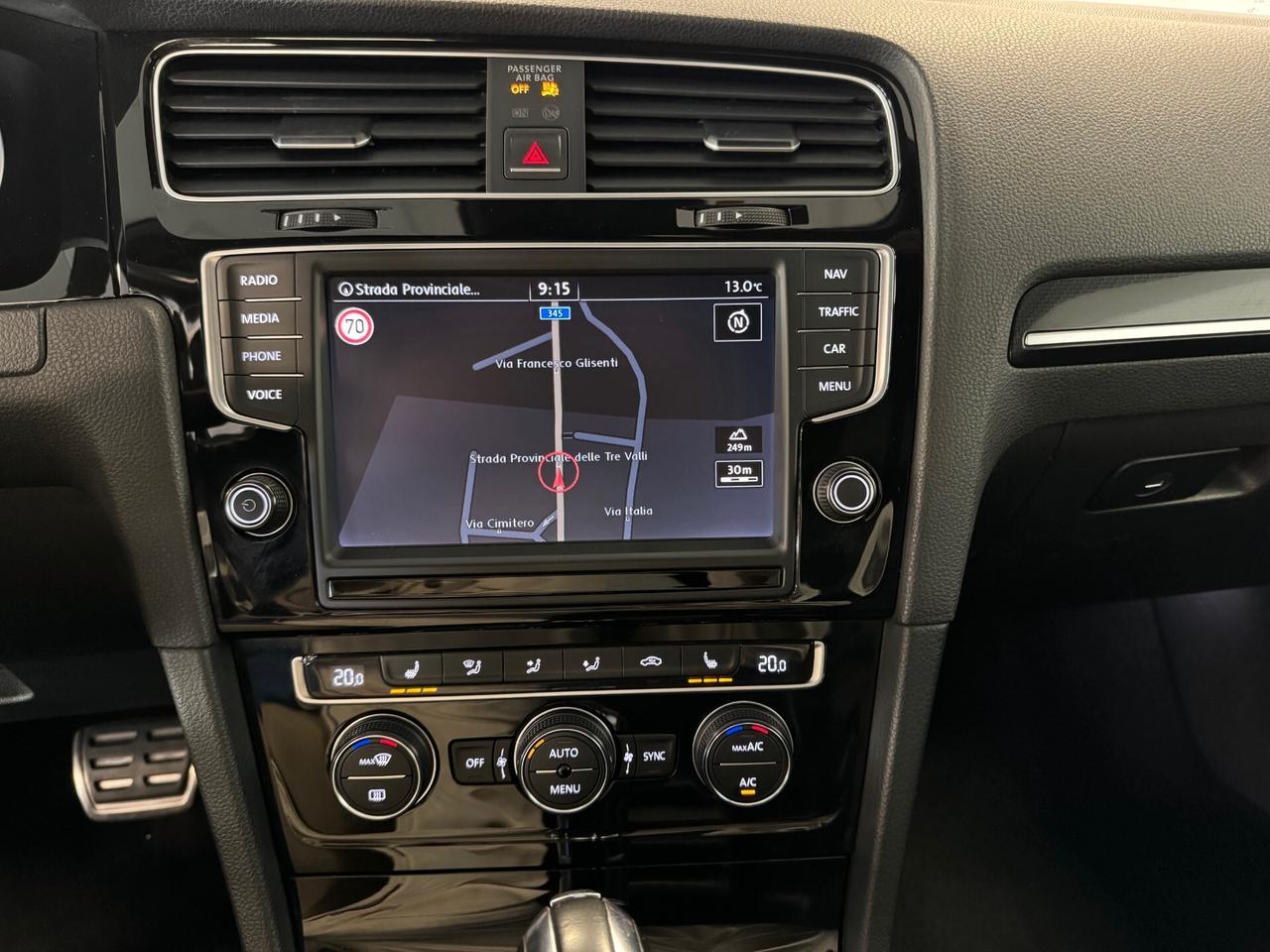 Volkswagen Golf R 2.0 DSG 5p. INTERNO IN PELLE PERFETTA