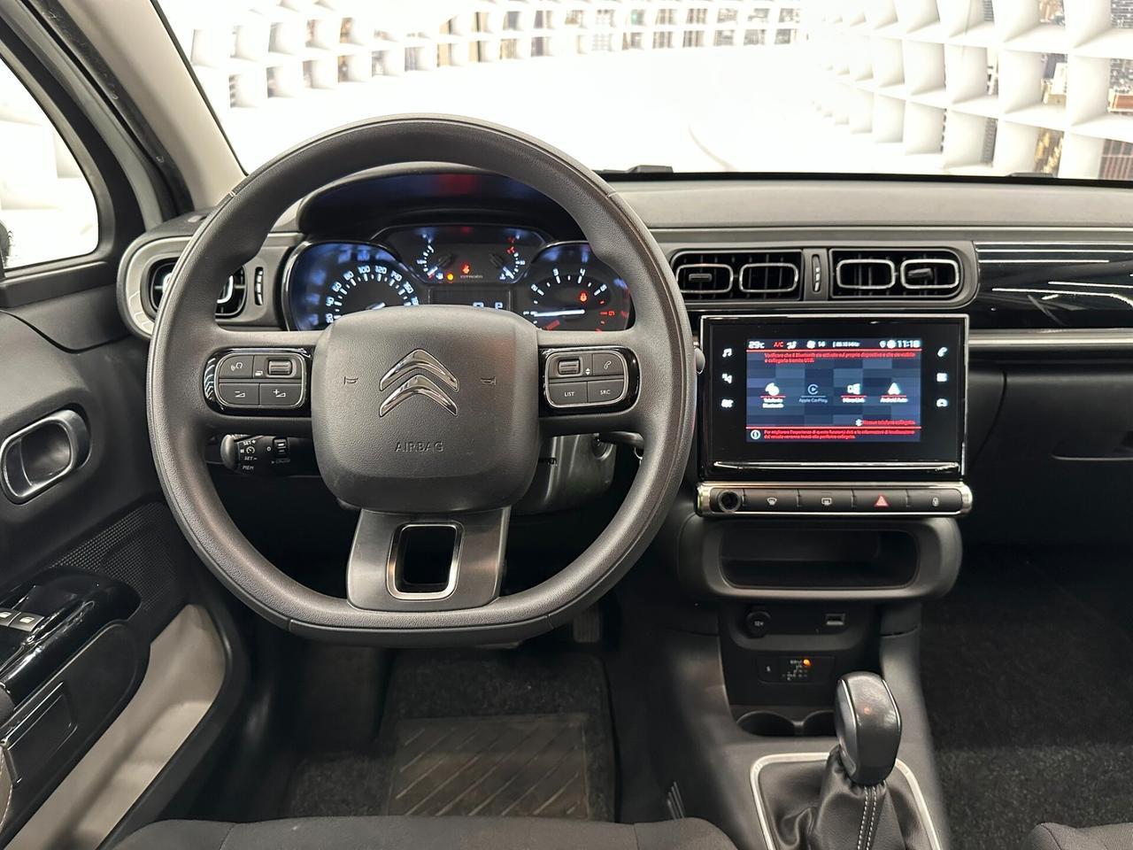 Citroen C3 1.2 110CV-CAMBIO AUTOMATICO-KM CERTIFICATI-PERMUT