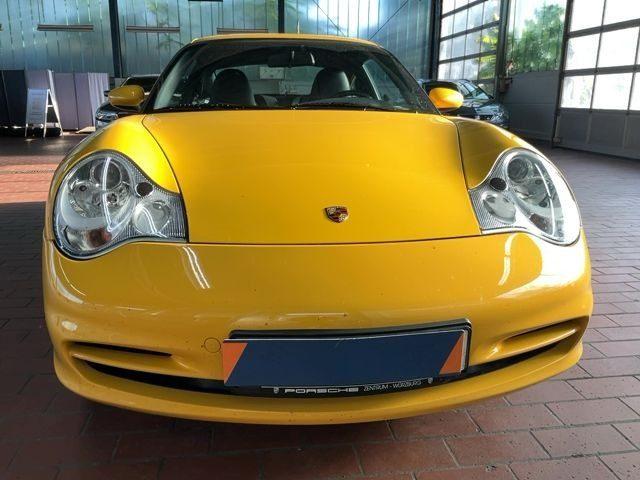 PORSCHE 996 911 3.6 320CV GIALLA INTERNO BLU ! 1PROPRIETARIO !