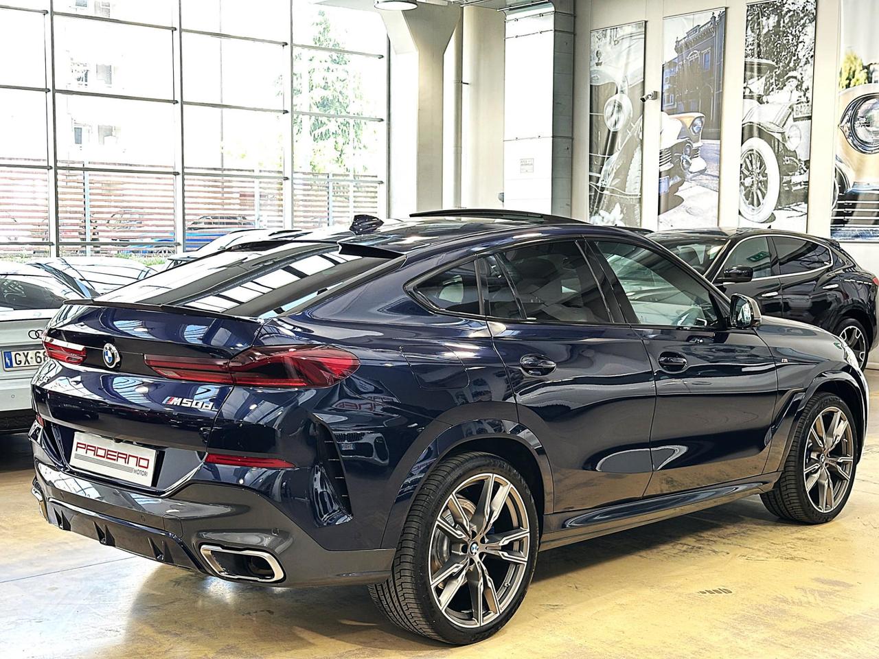 BMW X6 M 50d-Fari Laser-22"-Tetto-Camera 360-Individual-IVA