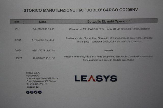 FIAT Doblo Cargo OFFICINA 1.4 Nat.Power PC Business + IVA22%