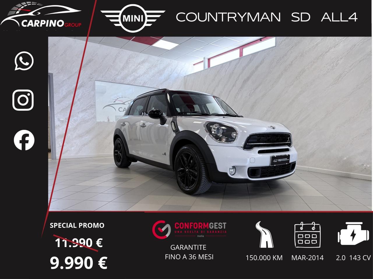 Mini Cooper SD Countryman 2.0 ALL4