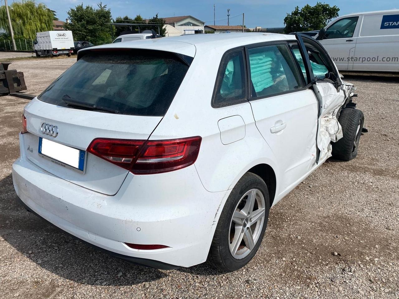 Audi A3 Sportback 30 1.6 tdi 116cv INCIDENTATA