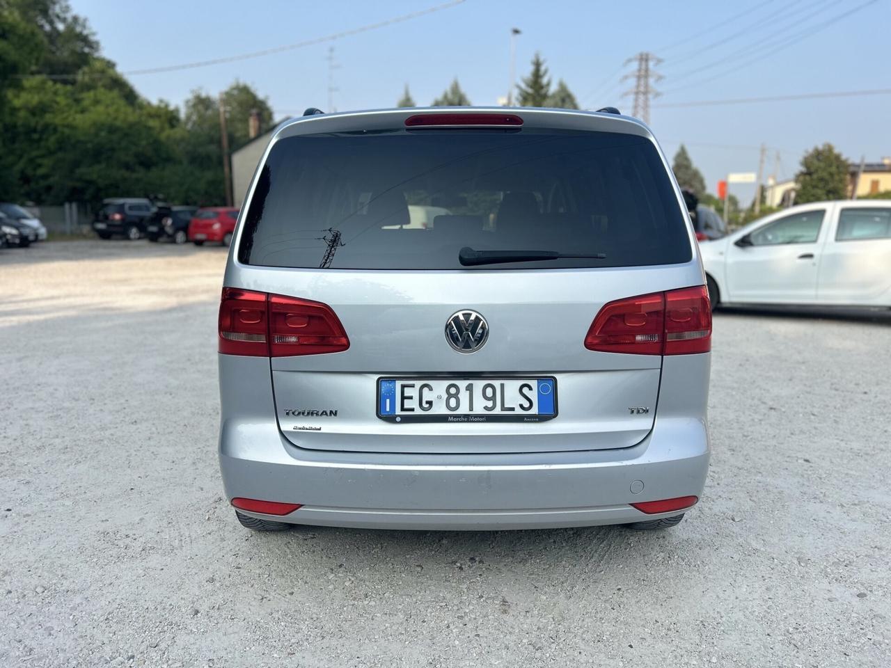VOLKSWAGEN TOURAN 1.6 TDI 105CV 7 POSTI OK NEOP.