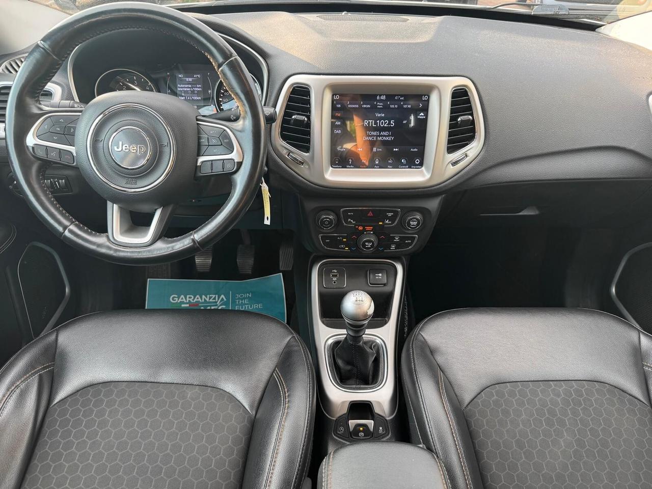 JEEP - Compass - 1.6 Mjt II 2WD Longitude - UNIPRO. - NEOPATENTATI - FINANZIABILE - PERMUTE