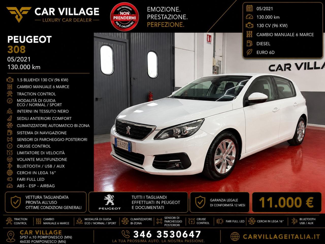 Peugeot 308 BlueHDi 130 S&S Allure