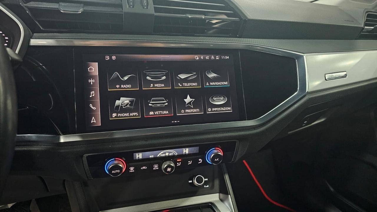 NUOVA AUDI Q3 SPORTBACK S-LINE EDITION 35 TDI 150CV S-TRONIC IDENTITY BLACK