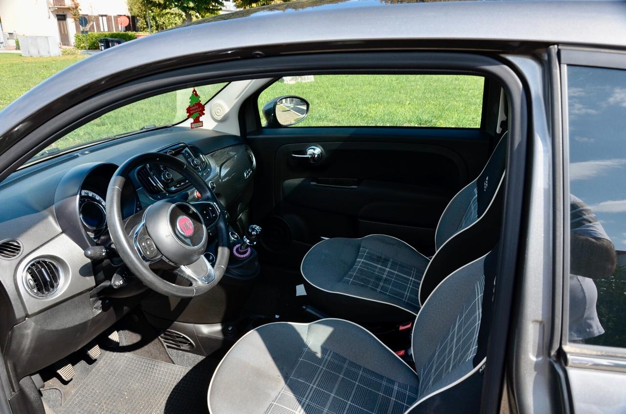 FIAT 500 1.2 LOUNGE 69cv , TUTTI SERVICE FIAT, EURO 6D, TETTO, A/C, PERMUTE