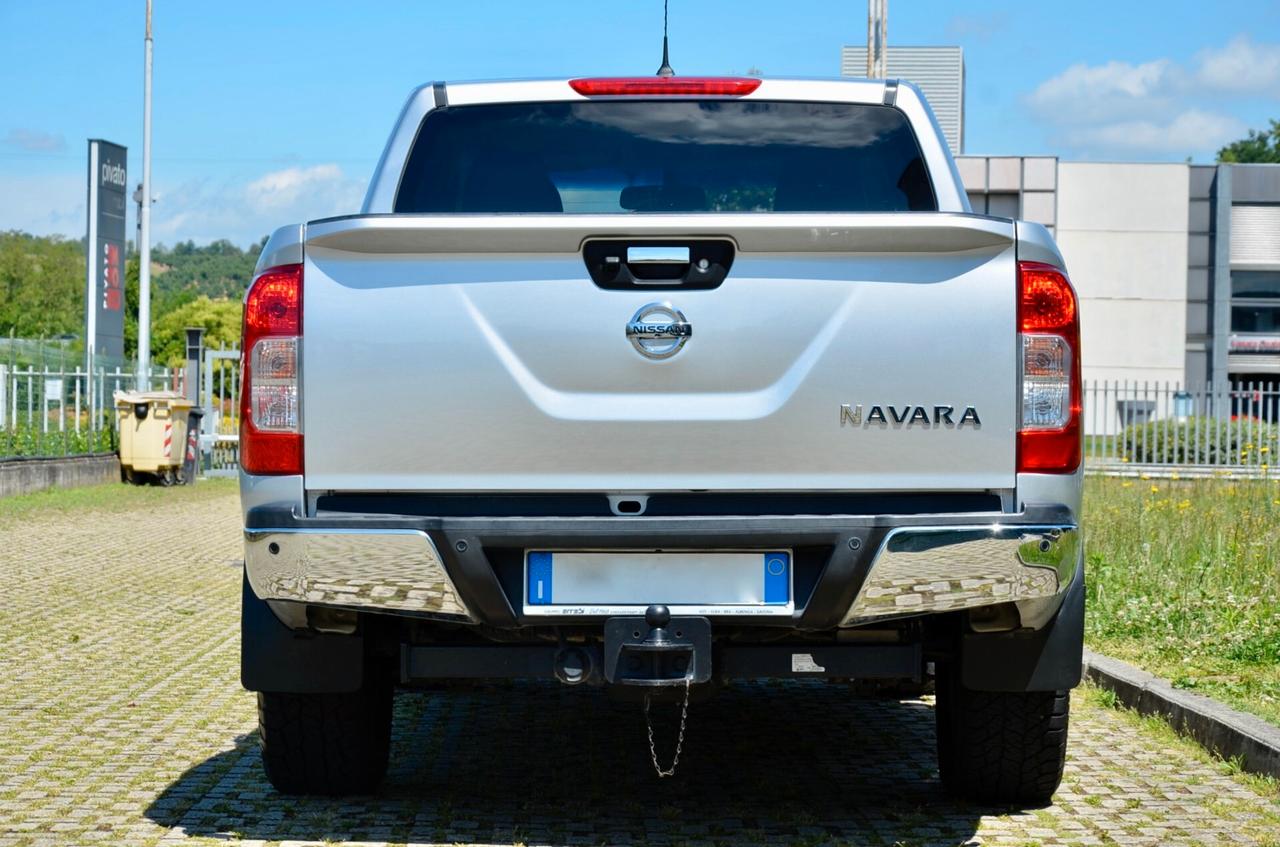 NISSAN NAVARA 2.3 DCI D.CAB 4wd 190cv AUTO, UFF ITALIANA, GANCIO TRAINO, RETRO 360°, PERMUTE