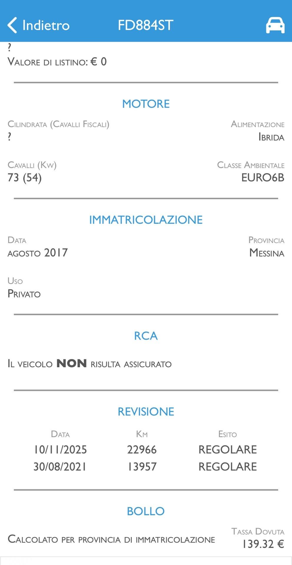 Toyota Yaris 1.5 Hybrid 73 Cv 5P. 22.000 KM - 2017