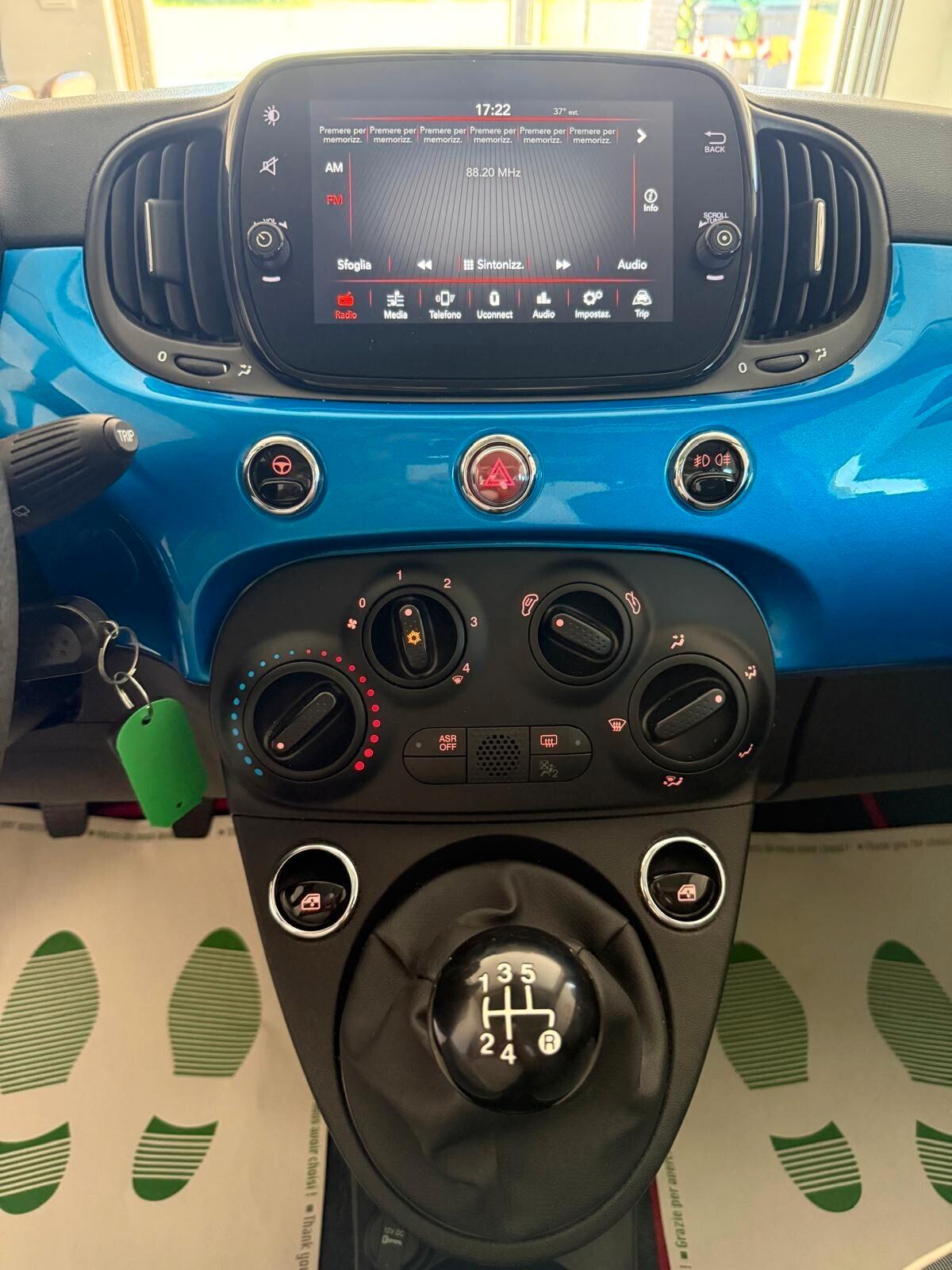Fiat 500 1.2 EasyPower Mirror DEL 2018 UNICOPROPRIETARIO