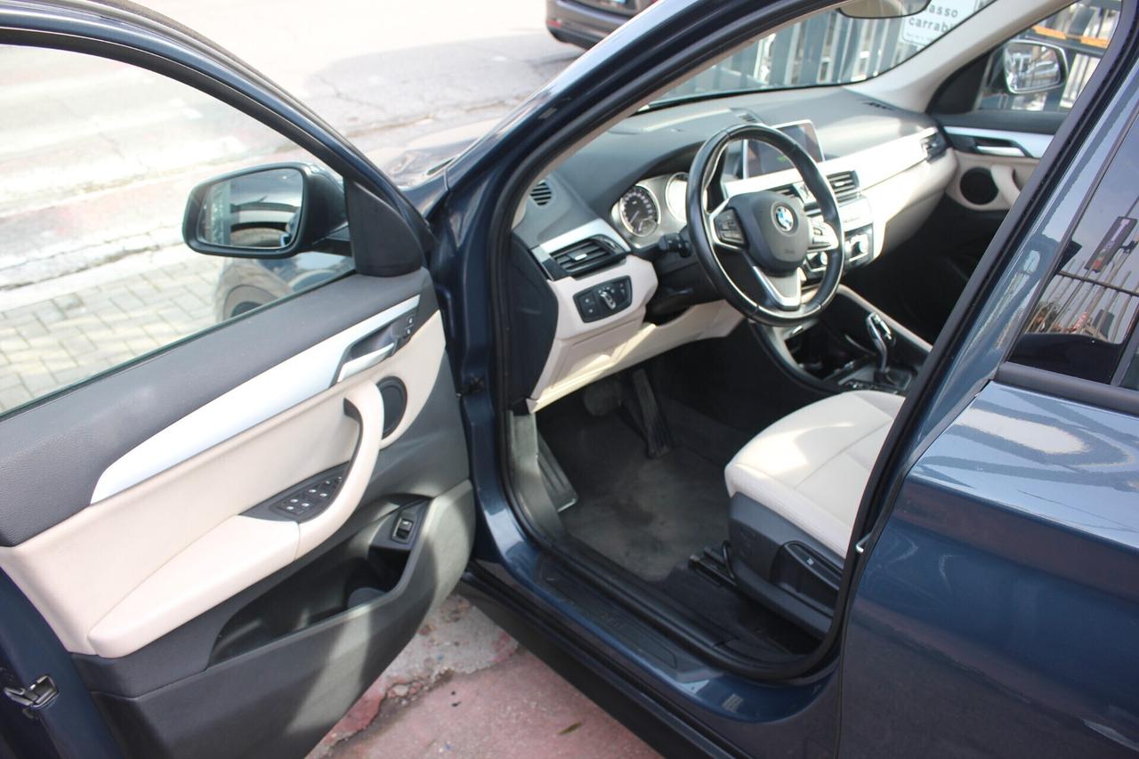 BMW X1 20d AUTOMATICO UNIPRO CRONO TAGLIANDI FULL LED TEC