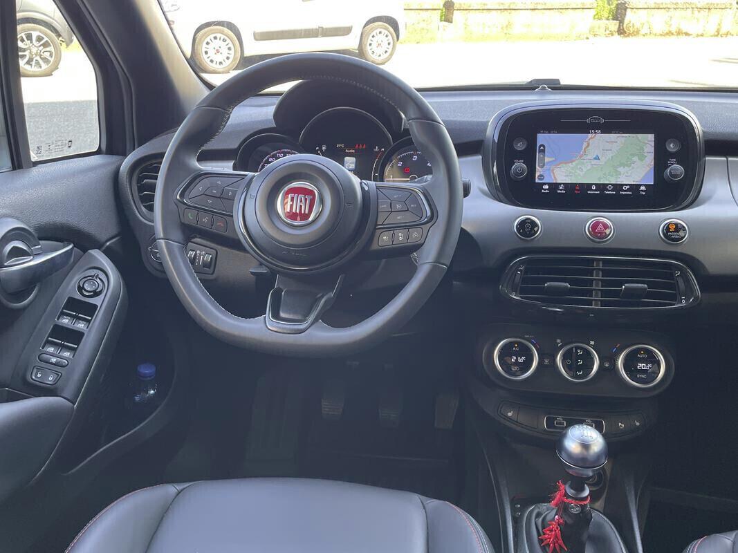Fiat 500X 1.6 MultiJet 130 CV Sport Fari Full LED, Retrocamera, Navigatore, Cerchi 18, Sensori park