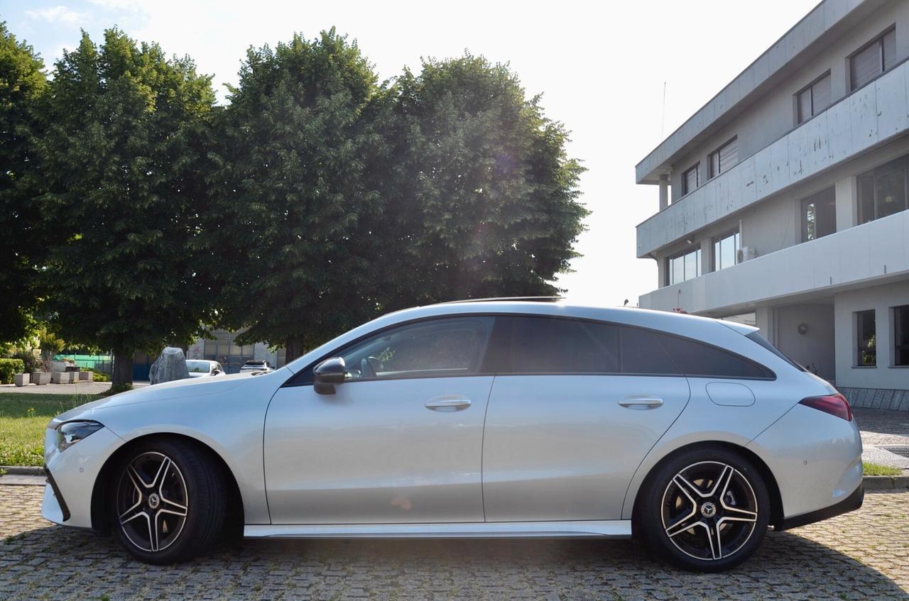 MERCEDES-BENZ CLA 200d SHOOTING BRAKE AMG LINE PREMIUM 150cv AUTO, VERSIONE RESTYLING, UNICOPROPRIETARIO, EURO 6D, TETTO, RETROCAMERA, LUCI 64 COLORI, PERMUTE
