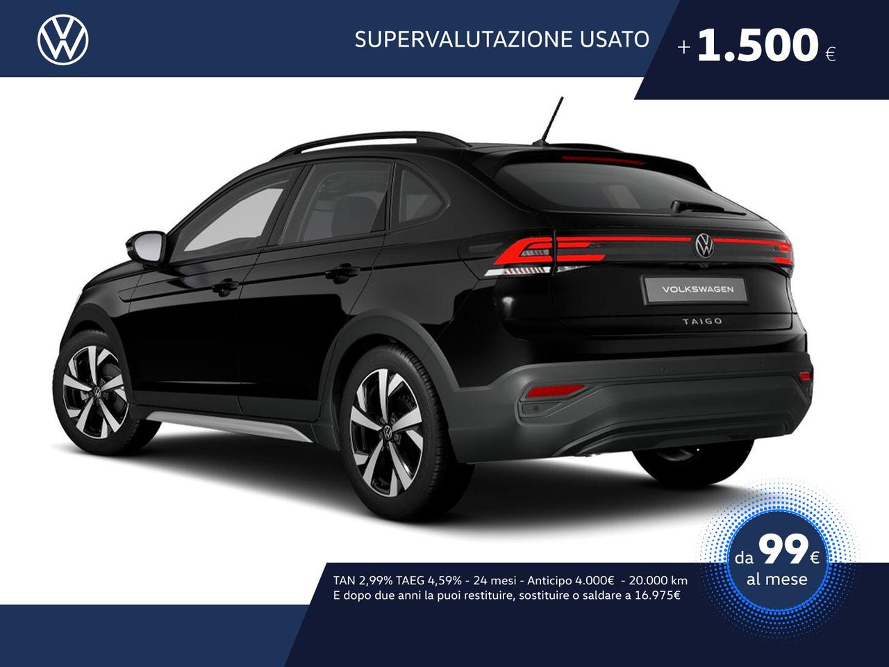 Volkswagen Taigo 1.0 tsi edition plus 95cv