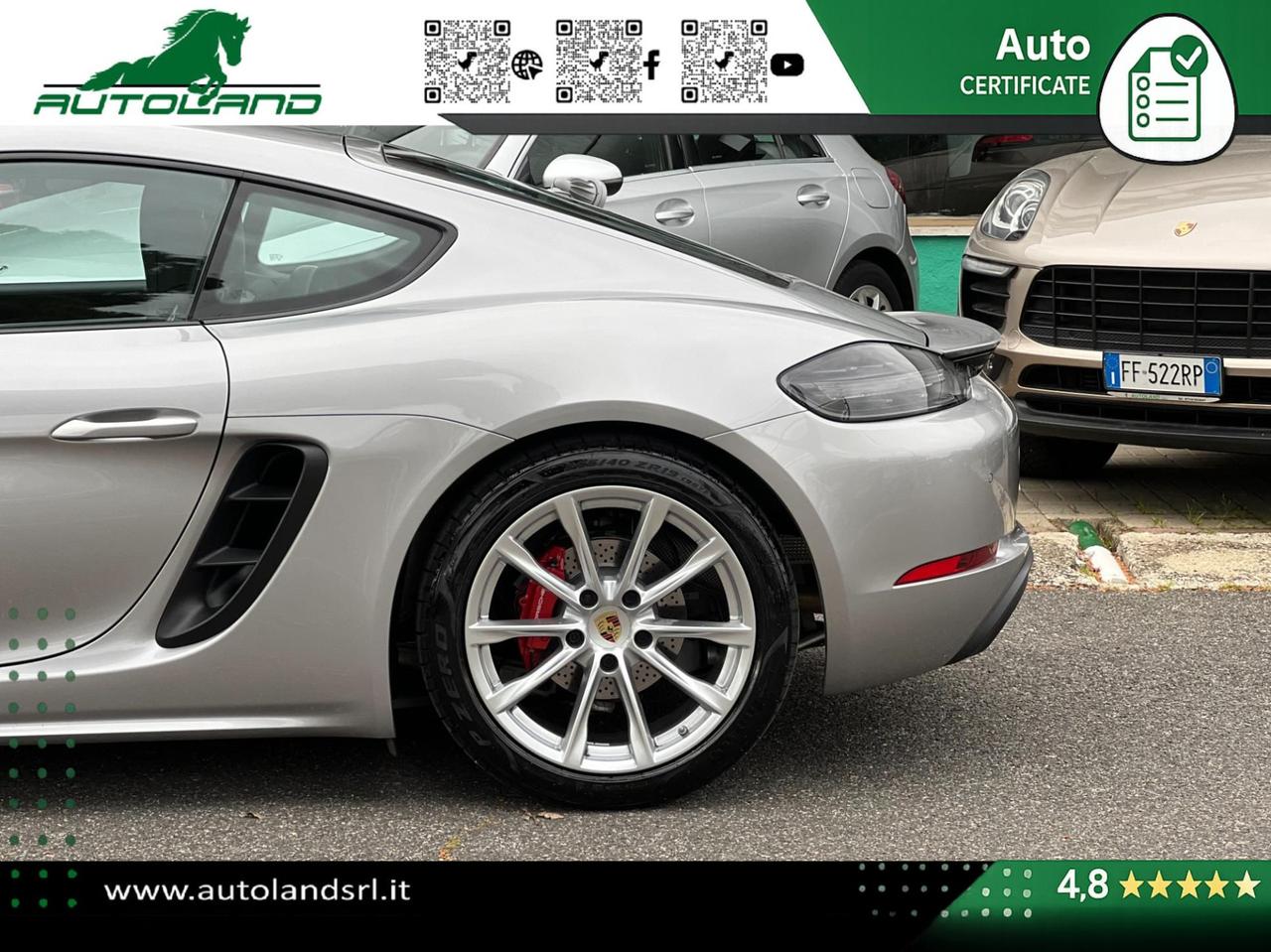 Porsche 718 Cayman 2.0 300cv pdk UNIPRO UFFICIALE