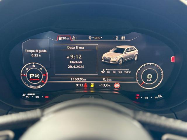 AUDI A3 Sportback 2.0TDI 150CV S Line S tronic VIRTUAL ACC