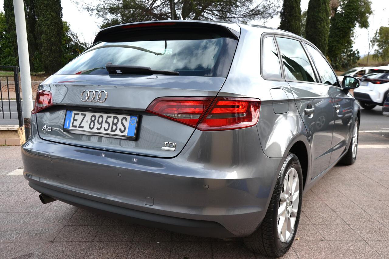 Audi A3 1.6 TDI 110CV SPORTBACK EURO6B *GARANZIA 12 MESI**
