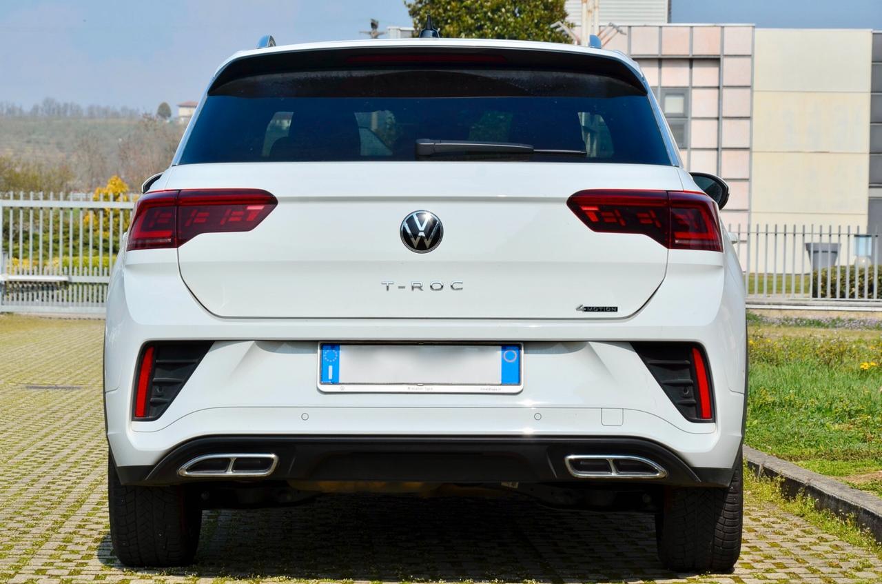 VOLKSWAGEN T-ROC 2.0 TDI R-LINE 4MOTION 150cv DSG, GARANZIA UFF VW, UNICOPROPRIETARIO, SERVICE VW, UFF ITALIANA, IQ LED, PERMUTE