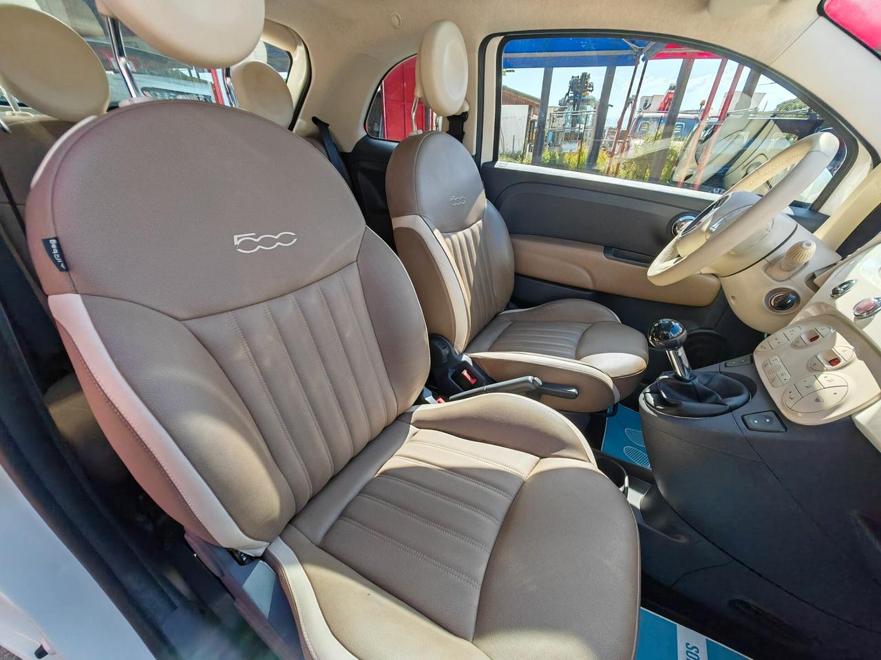 Fiat 500 1.3 diesel 04/2015 Cv95 LOUNGE BIANCO PERLA