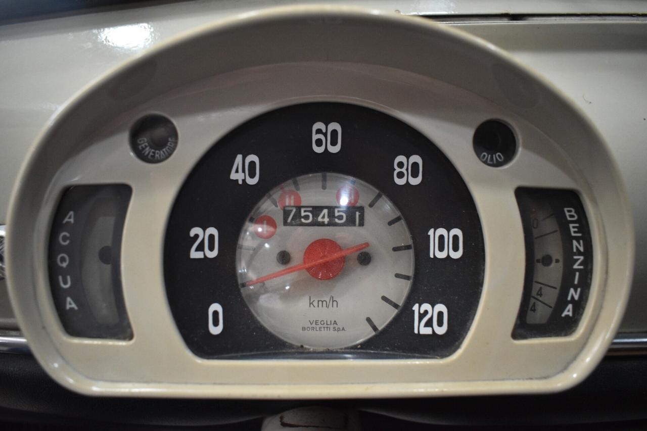 Fiat 600 D III Serie - Libretto e Targhe originali