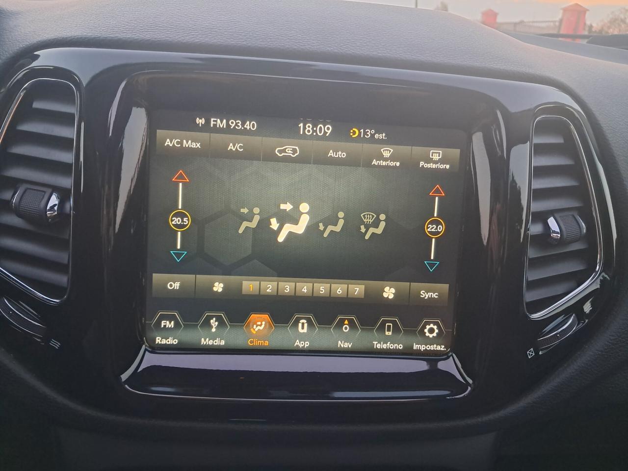 JEEP COMPASS 2.0 Mtj 140cv Limited*TETTO*XENON*LED*PELLE