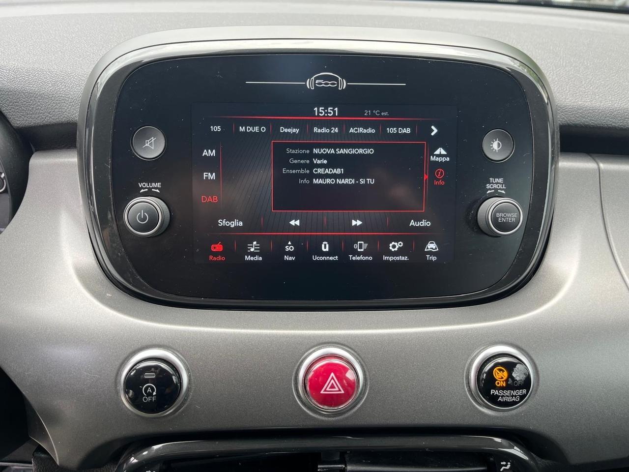 Fiat 500 X-sport -1.3 mjt-95cv-Full-2022