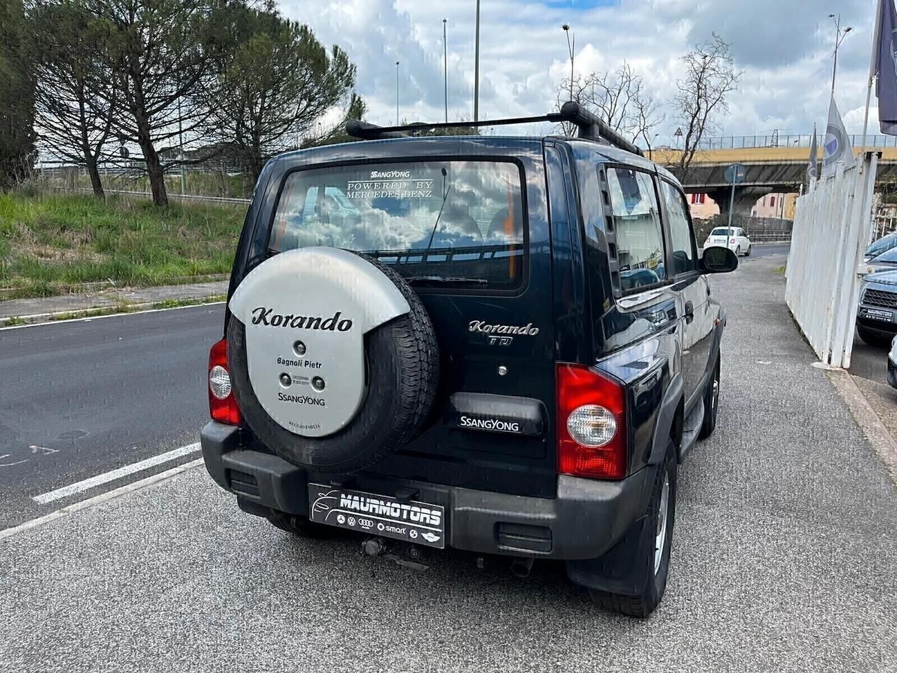 SSANGYONG KORANDO 2 SERIE 2.9 TURBODIESEL ELX - GANCIO TRAINO