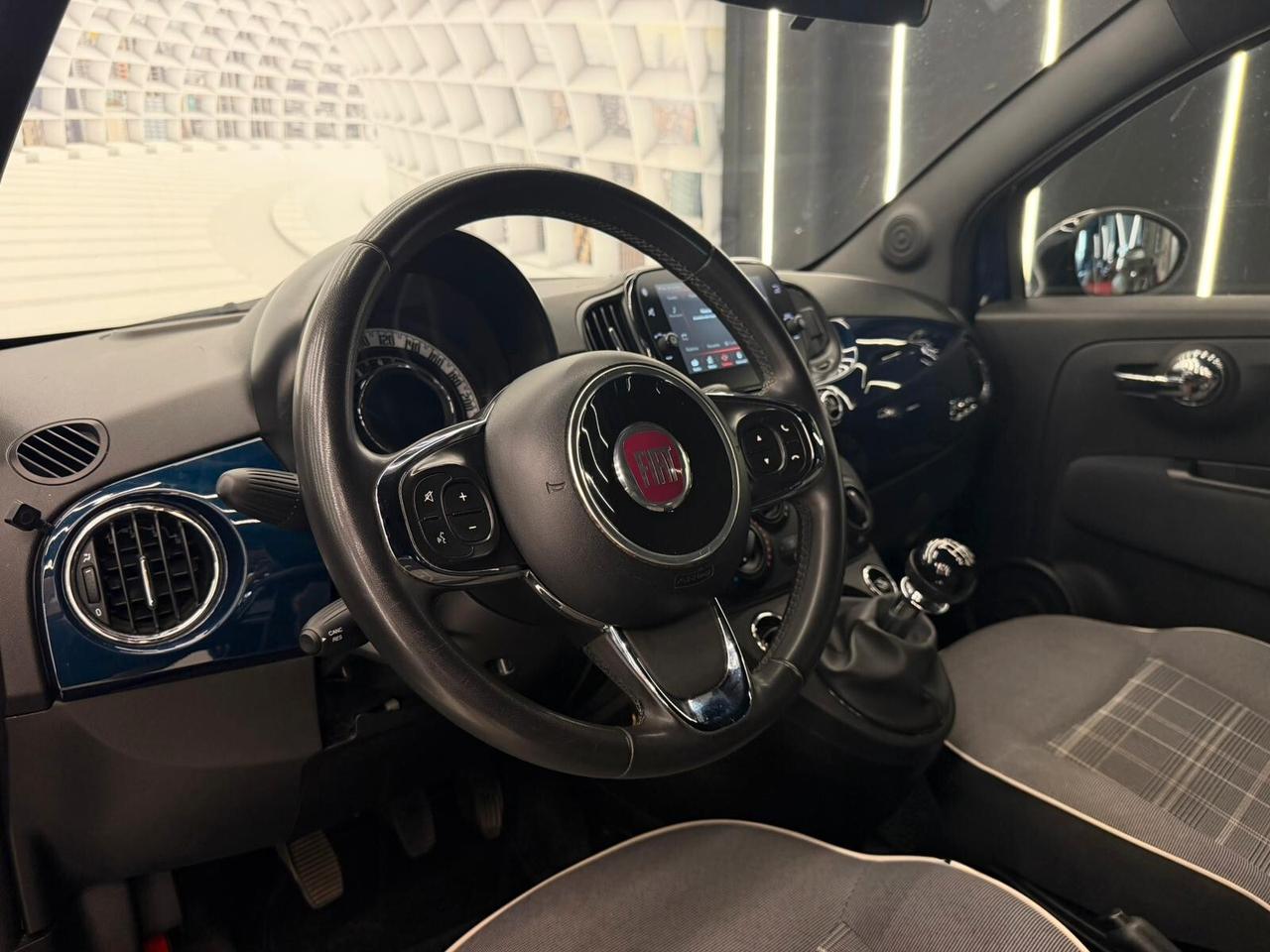 Fiat 500 C 1.0 Hybrid Lounge-70CV-KM CERTIFICATI-12 MESI GARANZIA-PERMUTE