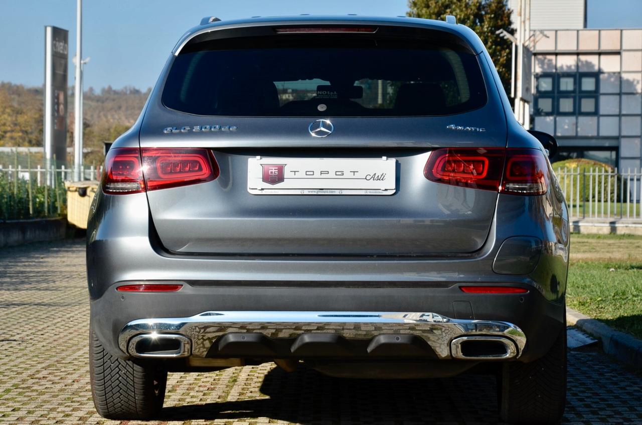 MERCEDES-BENZ GLC 300de PHEV PLUG-IN SPORT 4MATIC 194cv AUTO, SERVICE UFF MERCEDES, UFF ITALIANA, EURO 6D, FARI LED, RETROCAMERA, APPLE ANDROID, PERMUTE