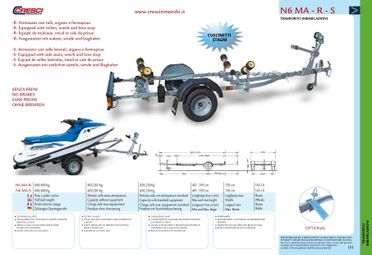 Rimorchio Trasp Imbarcazioni Cresci N6MA-R