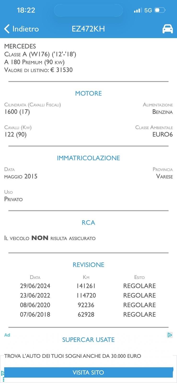 Mercedes-benz A 180 sport