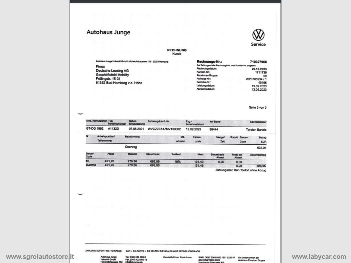 VOLKSWAGEN T-Roc 2.0 TDI Advanced BlueMot. Tech.