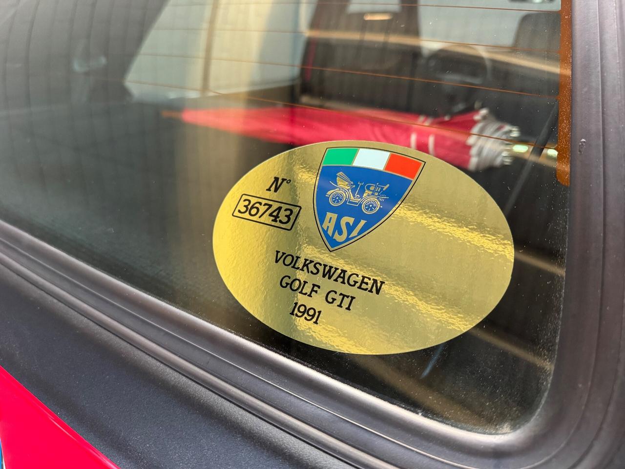 Volkswagen Golf GTI 1800 ASI ORO E CRS