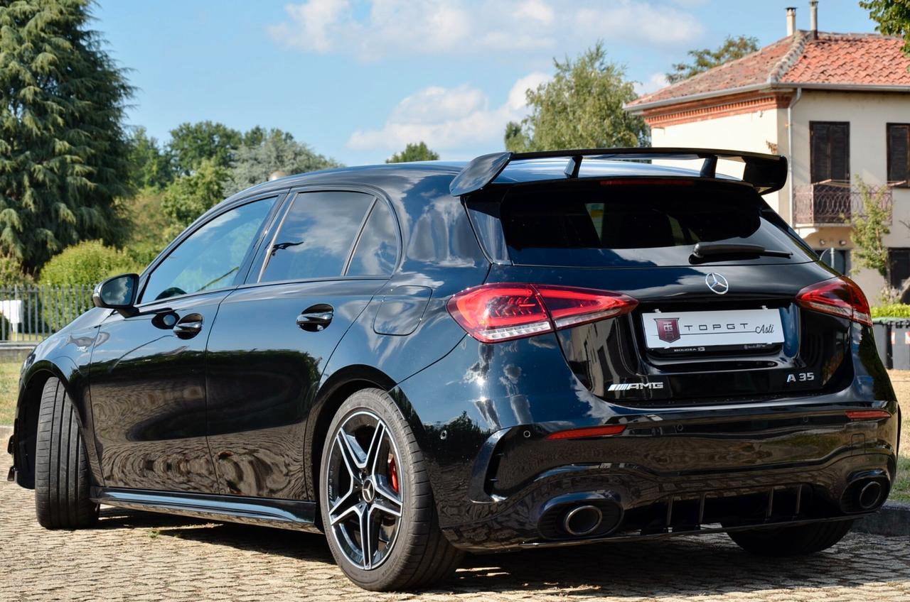 MERCEDES-BENZ A 35 AMG 4MATIC 306cv AUTO, UNICOPROP, SERVICE MERCEDES, UFF ITALIANA, EURO 6D, RETROCAMERA, FARI LED, PERMUTE
