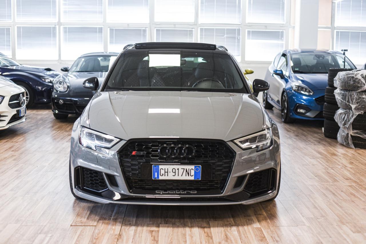 Audi A3 RS 3 SPB IVA ESPOSTAIVA ESPOSTA PARZIALMENTE: - 15.000,00€ non soggetti ad iva - ⁠8.196,72€ + IVA (VAT).