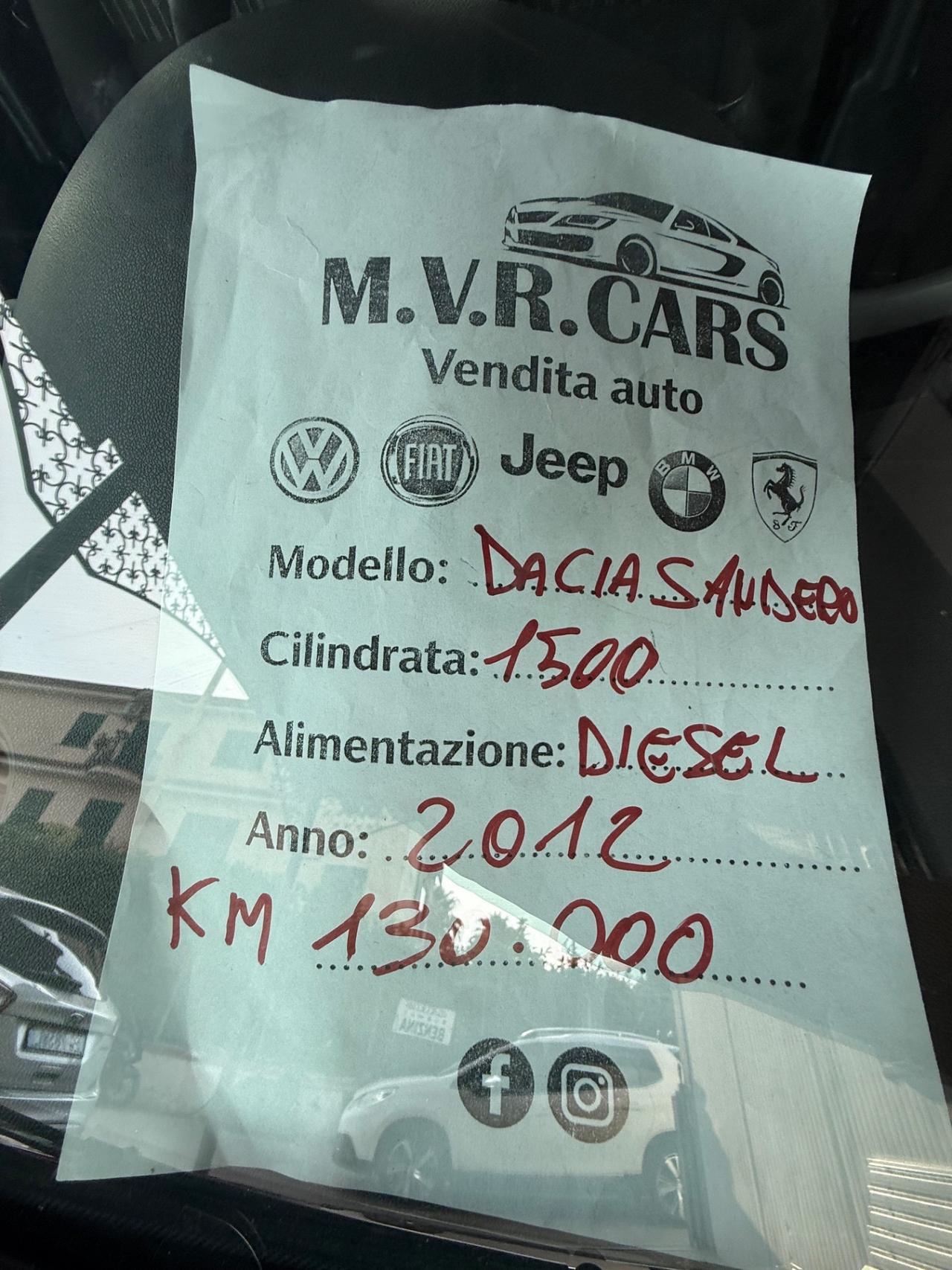 Dacia Sandero 1.5 dCi 75CV Story